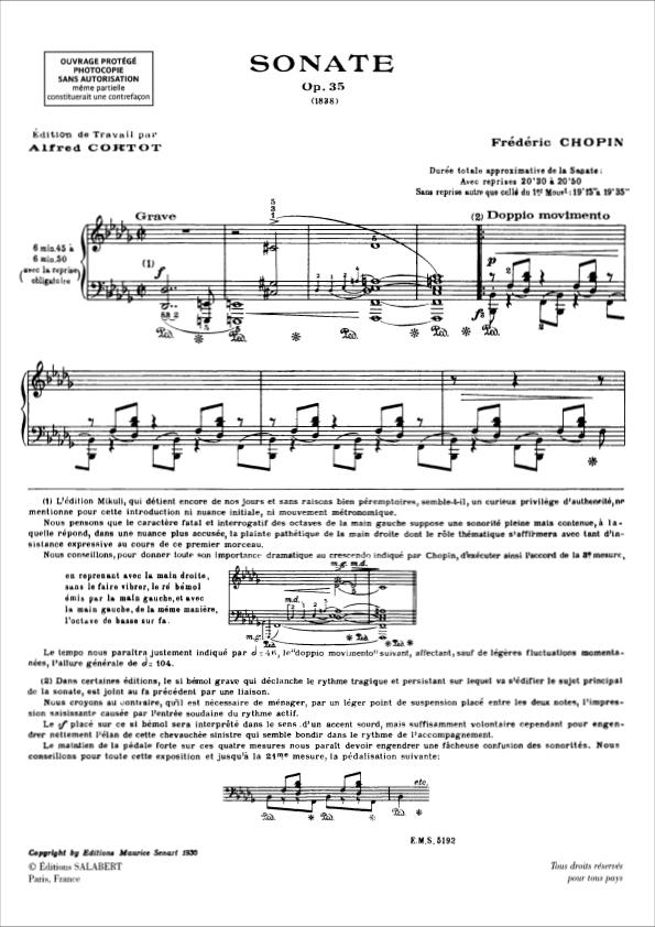 Sonate Opus 35